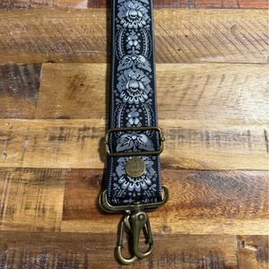 So Retro Grayscale Crossbody Purse Strap